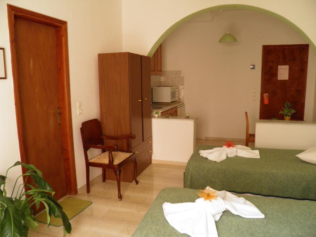 Mirsini Pansion Hotel Karterádos Exterior foto